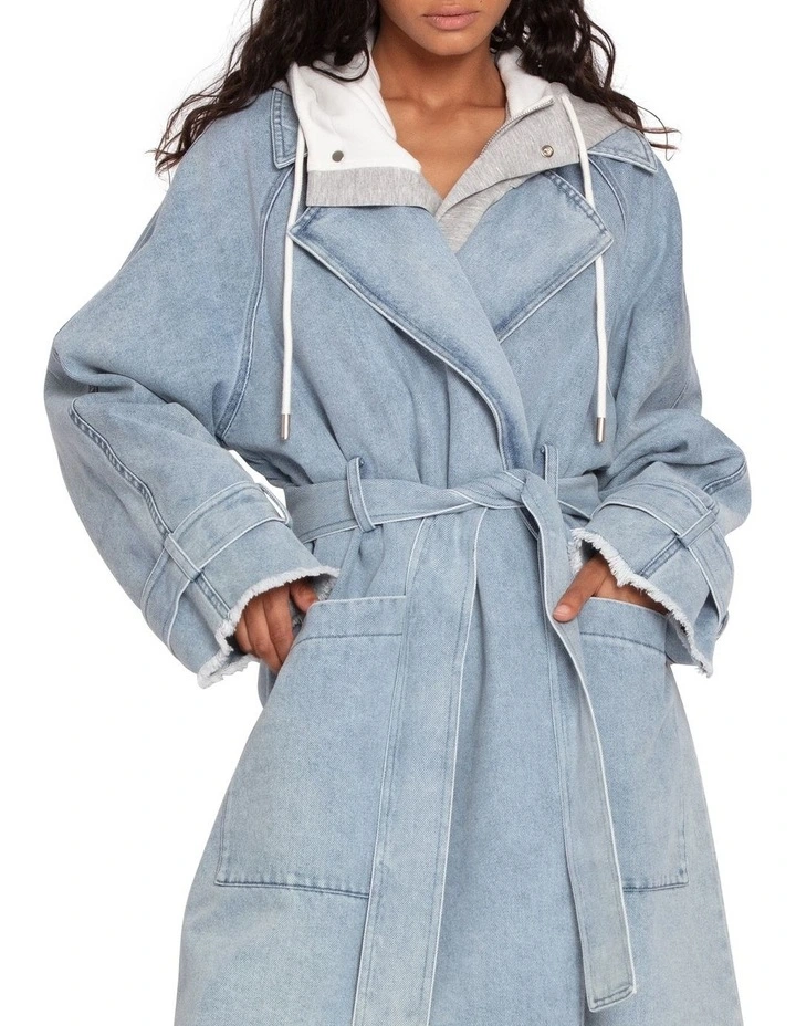 Fresh Boyfriend Jacket in Stonewash image 5