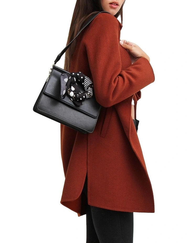 Ex-Boyfriend Wool Blend Oversized Jacket in Caramel image 2
