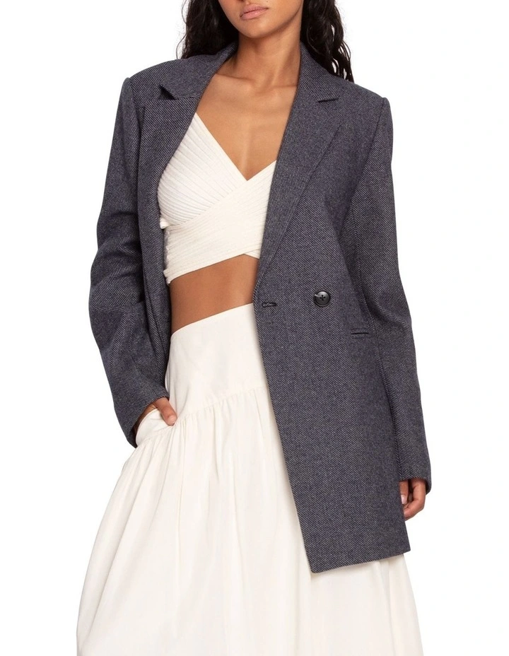 Kensington Oversized Coat in Black image 2
