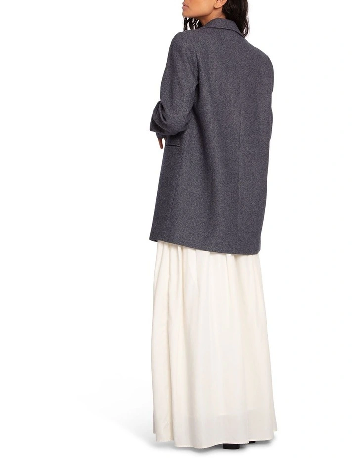 Kensington Oversized Coat in Black image 3