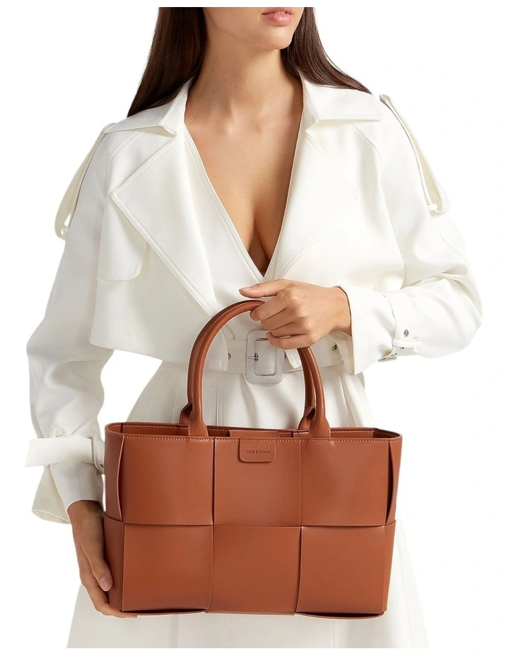 Manhattan Cropped Trench in Off-White image 5