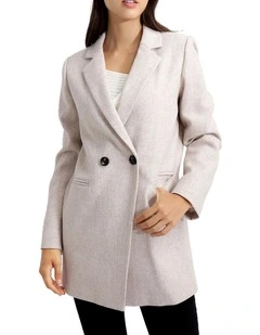 Kensington Oversized Coat in Natural