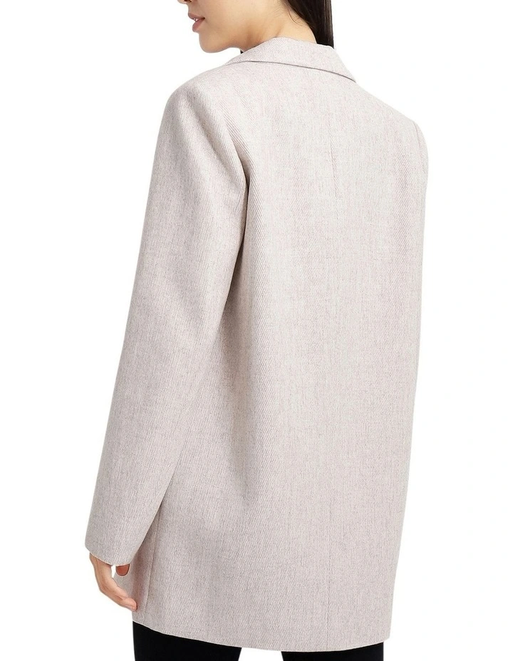 Kensington Oversized Coat in Natural image 2