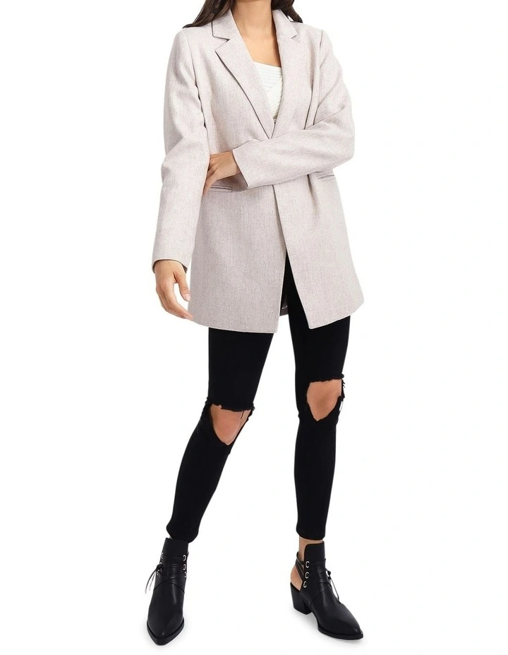 Kensington Oversized Coat in Natural image 4