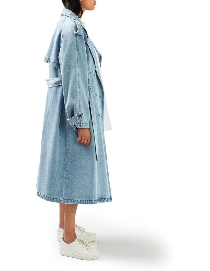 Wild Skies Denim Trench image 3