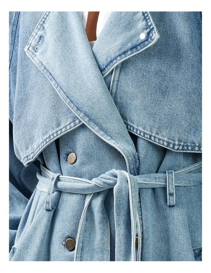 Wild Skies Denim Trench image 4