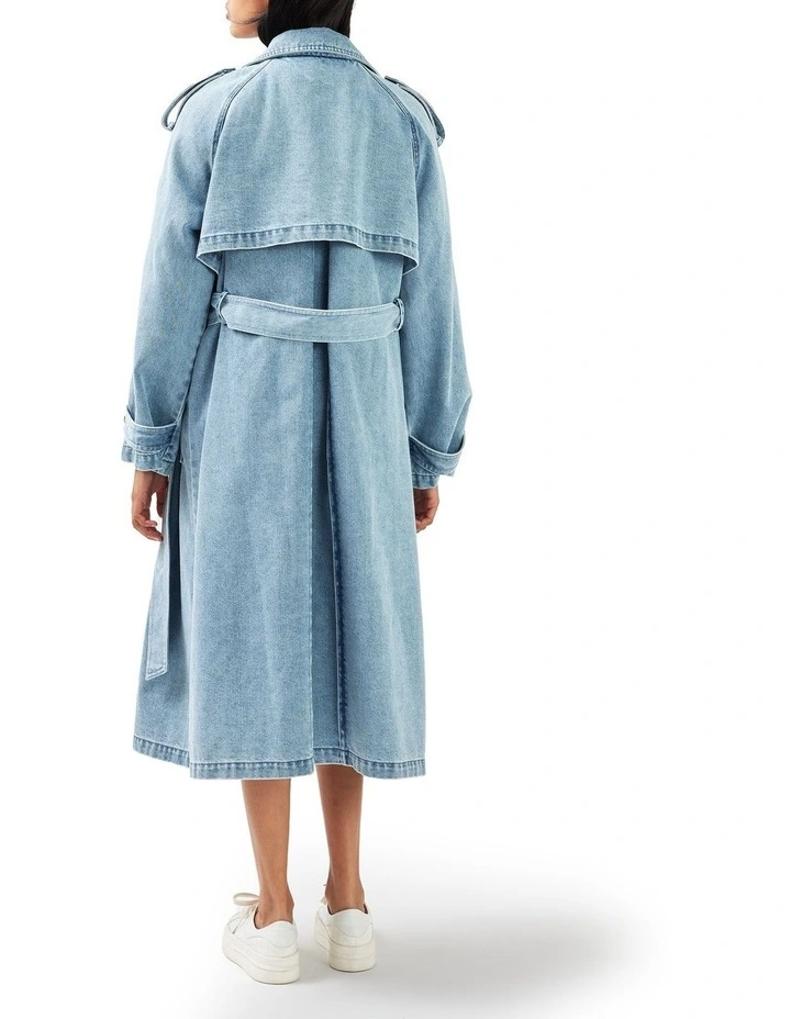 Wild Skies Denim Trench image 5