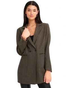 Kensington Oversized Coat in Brown