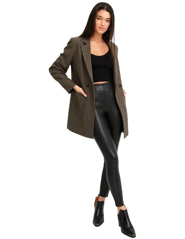Kensington Oversized Coat in Brown image 4