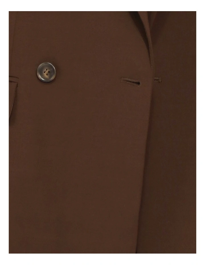 Over and Out Blazer in Chocolate image 6