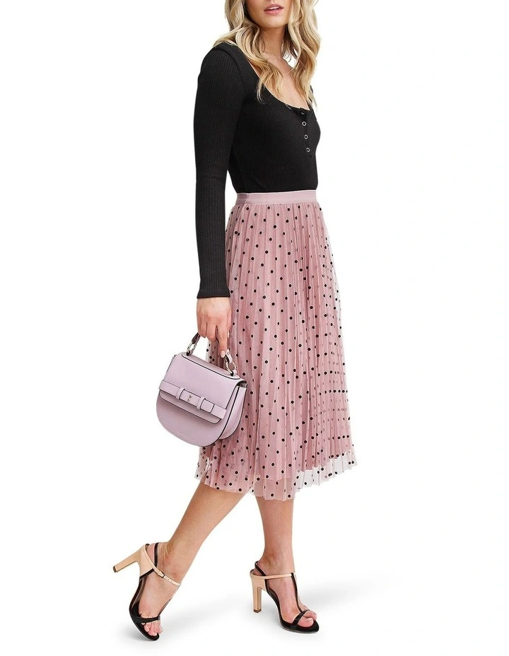 Mixed Feeling Reversible Skirt in Pink image 2