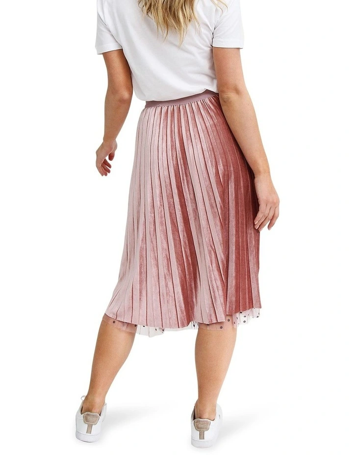 Mixed Feeling Reversible Skirt in Pink image 4