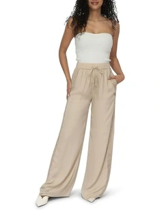 Everywhere All At Once Wide Leg Pant in Latte