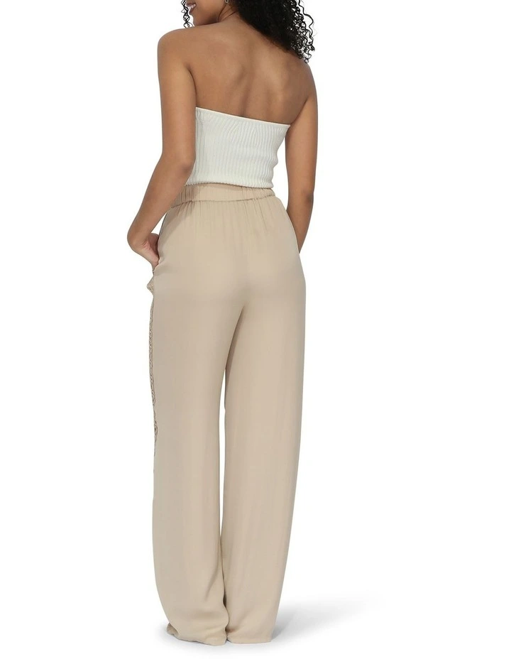 Everywhere All At Once Wide Leg Pant in Latte image 3