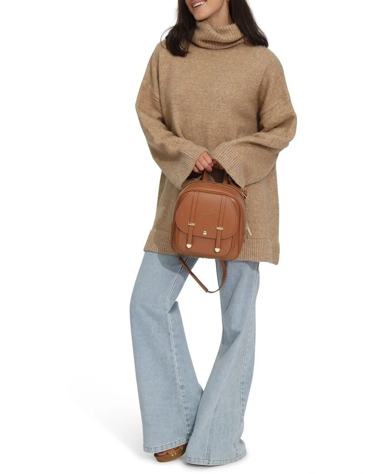 Cuddle Me Oversized Tunic Sweater in Beige image 5