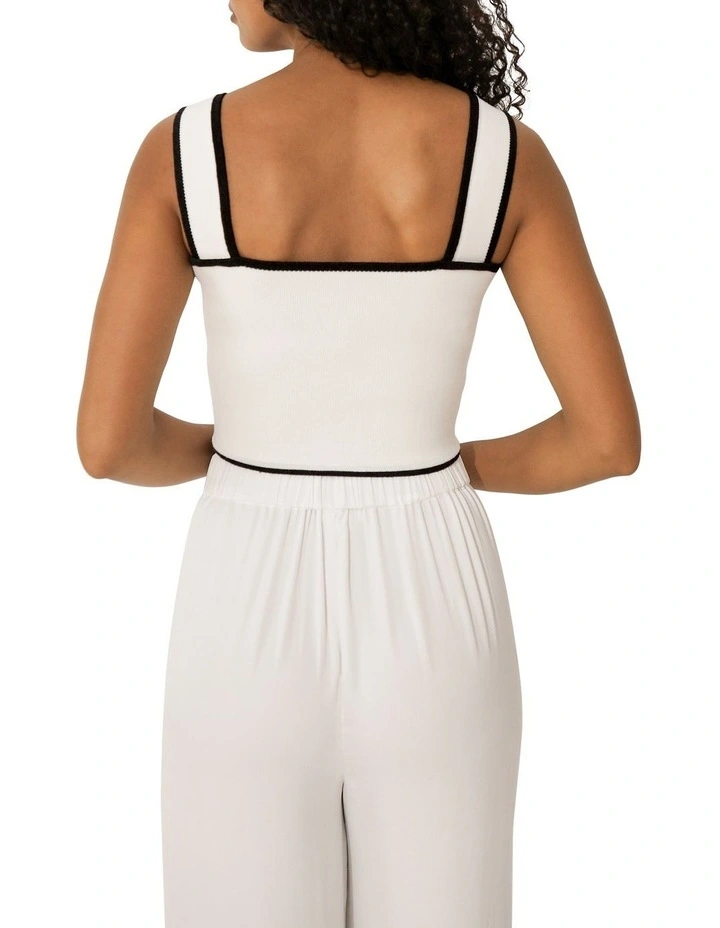 Forevermore Knitted Top in White image 4
