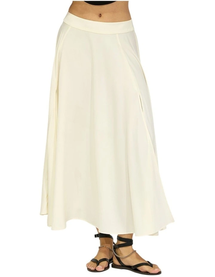 Move with Me Maxi Skirt in Pearl image 2