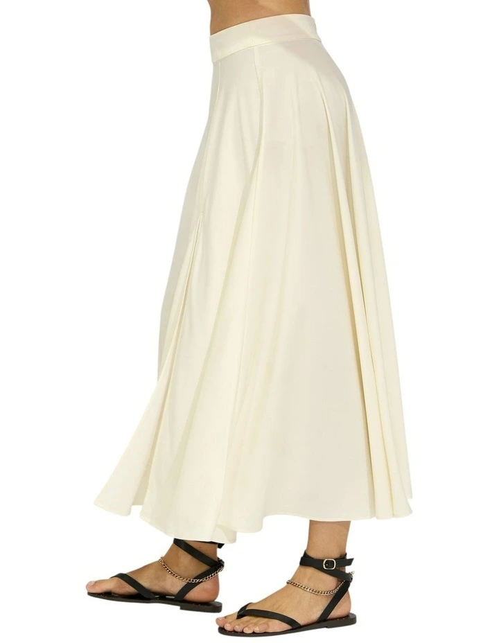Move with Me Maxi Skirt in Pearl image 3