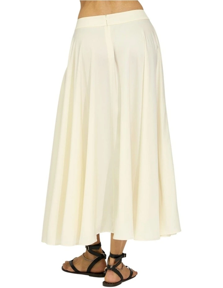 Move with Me Maxi Skirt in Pearl image 4