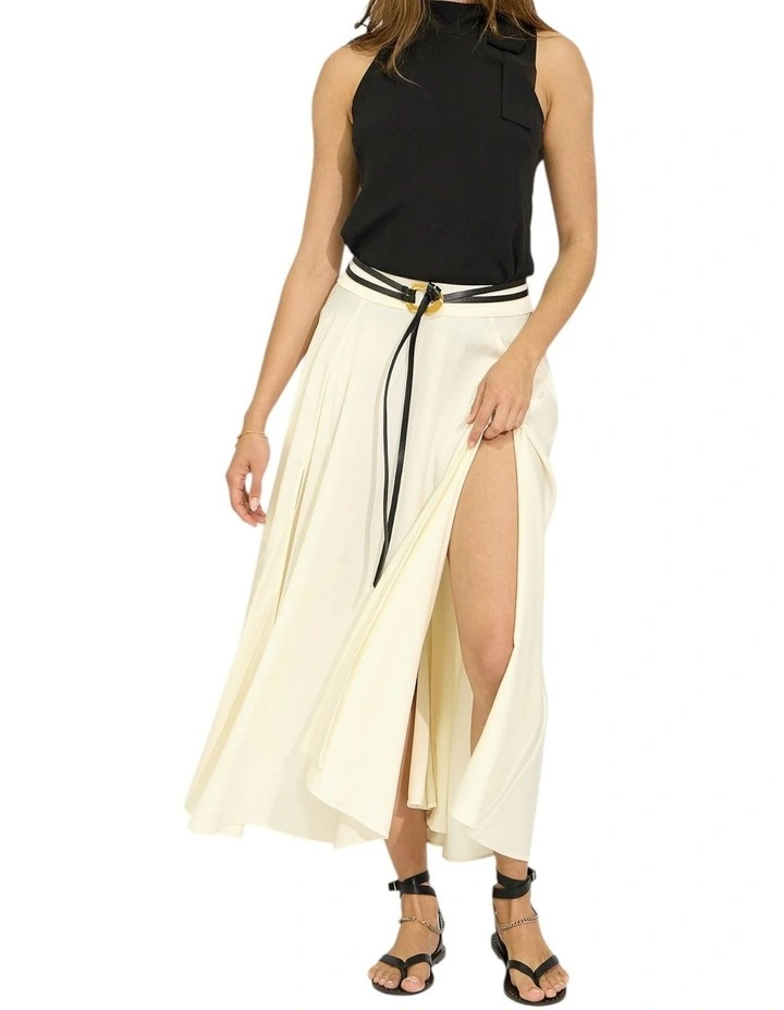 Move with Me Maxi Skirt in Pearl image 6