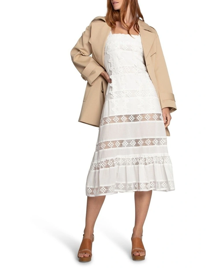 The Wild Rose Hour Lace Dress in White image 7