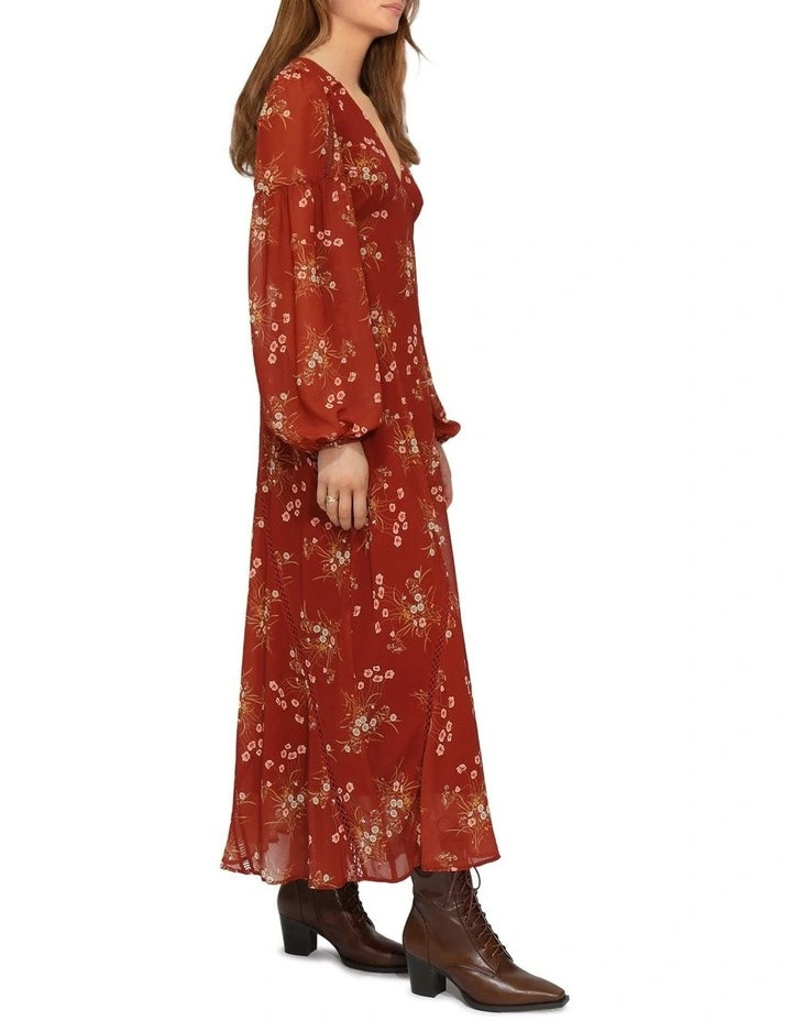 In your Dreams Maxi Dress in Rust image 2
