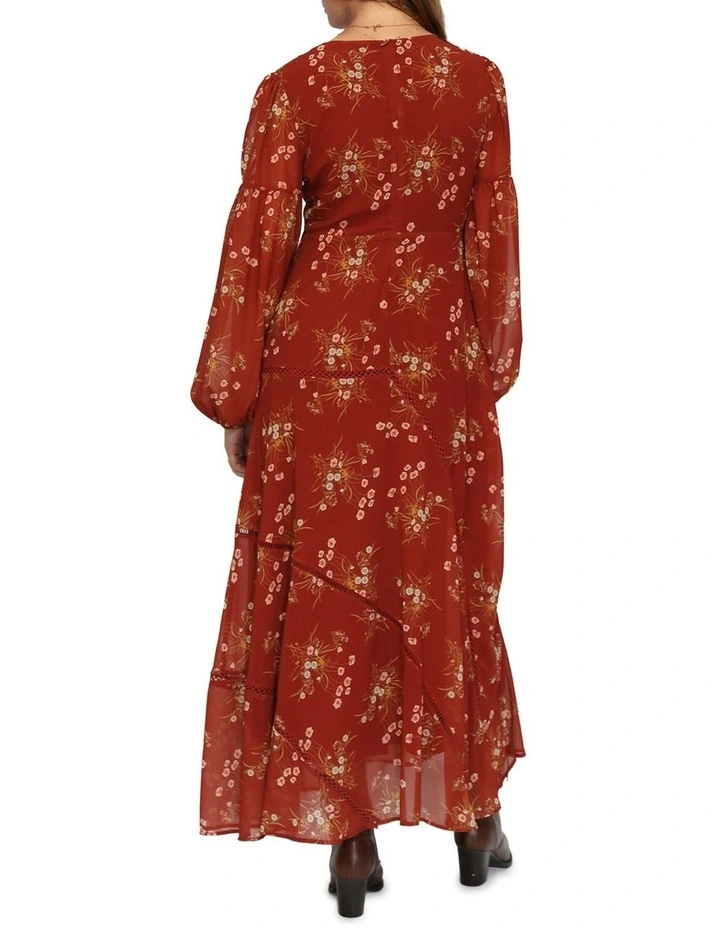 In your Dreams Maxi Dress in Rust image 3