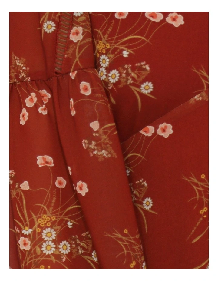 In your Dreams Maxi Dress in Rust image 5