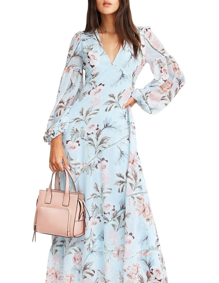 In Your Dreams Maxi Dress in Light Blue image 4