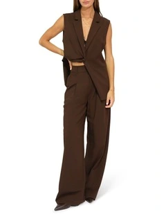 Ready for Your Love Wide Leg Pant in Chocolate