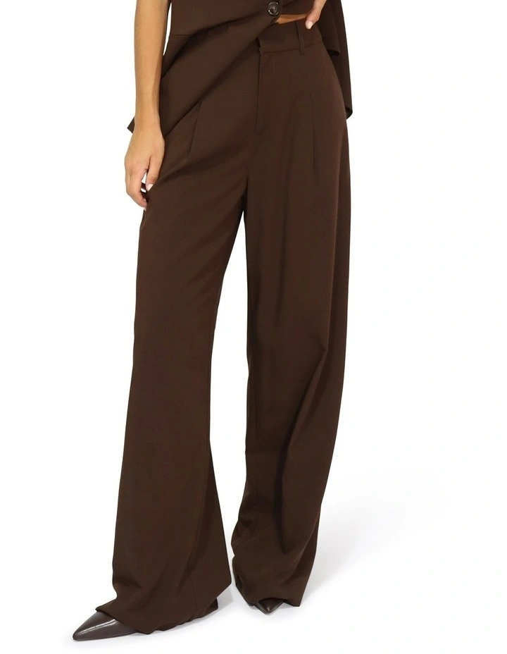 Ready for Your Love Wide Leg Pant in Chocolate image 2
