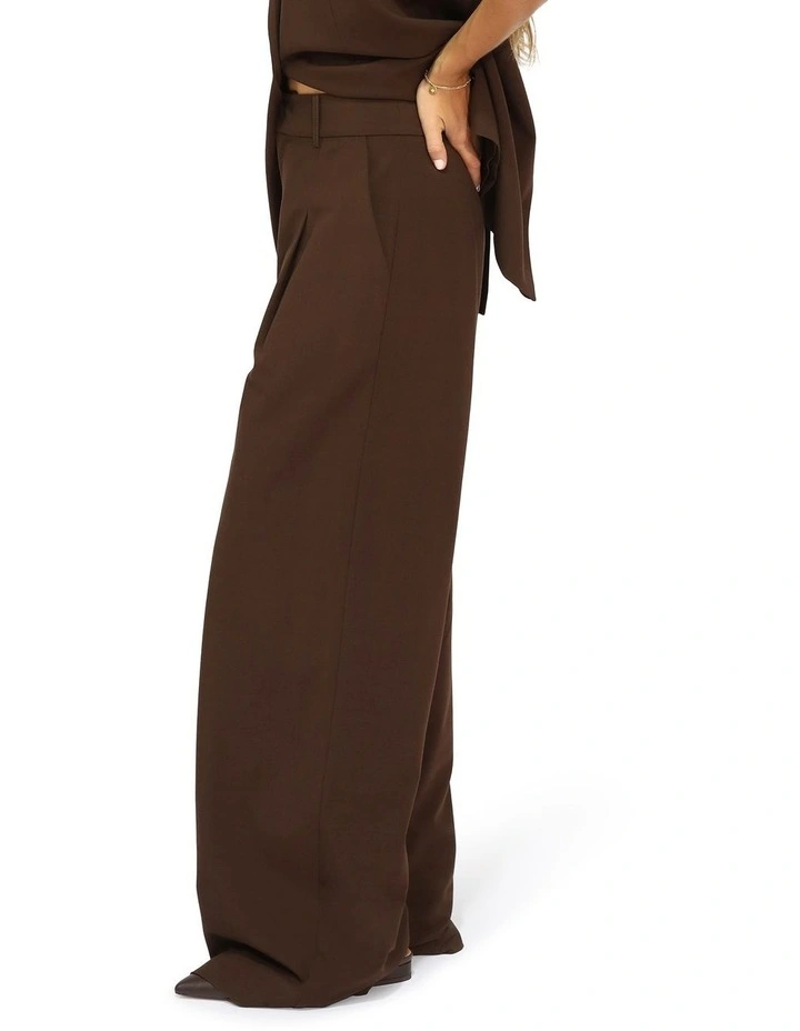 Ready for Your Love Wide Leg Pant in Chocolate image 3