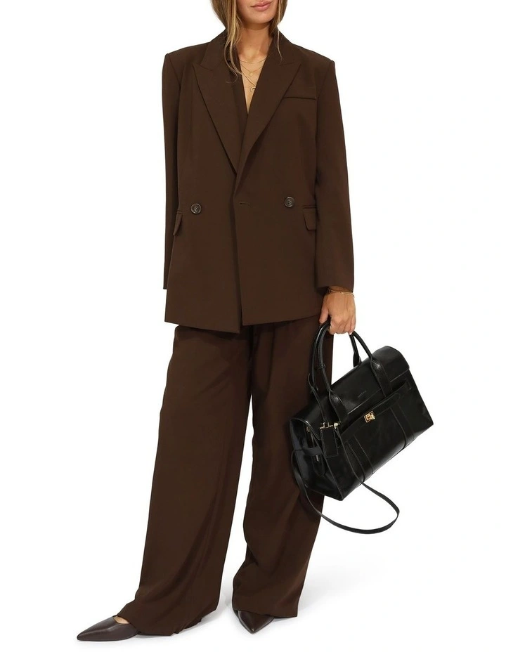 Ready for Your Love Wide Leg Pant in Chocolate image 5