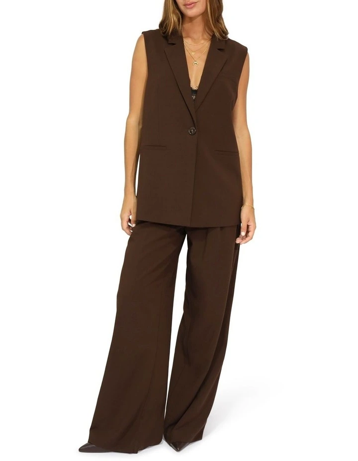 Ready for Your Love Wide Leg Pant in Chocolate image 7