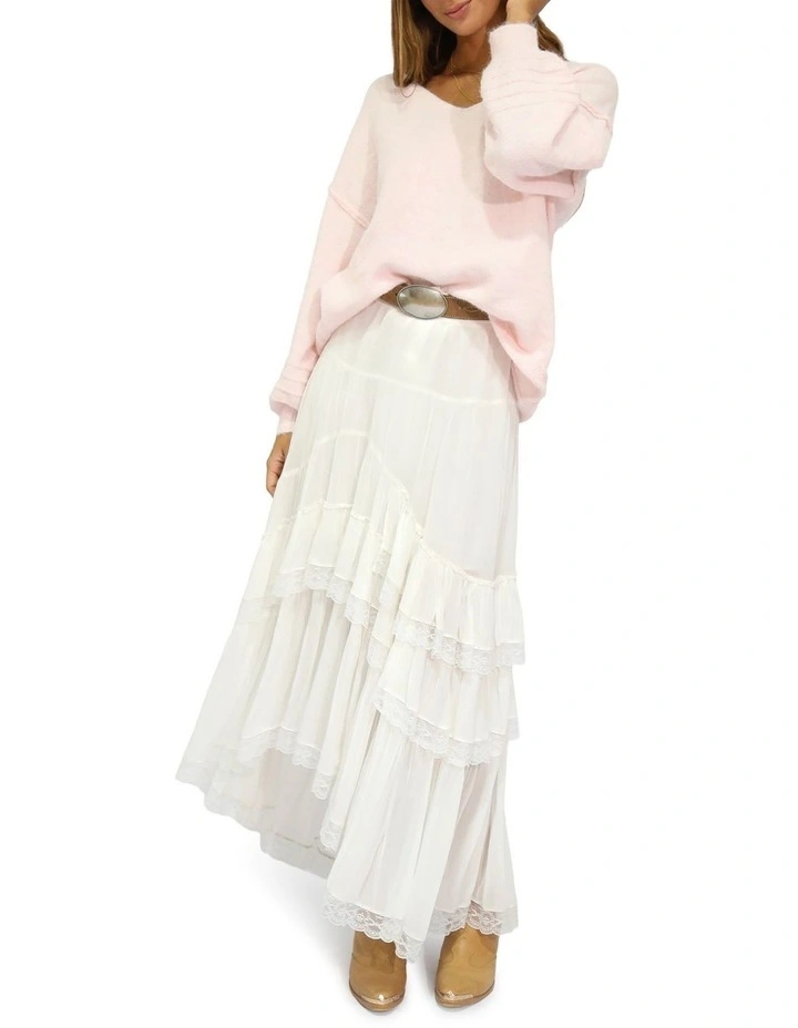 Cloud Kiss Knitted Sweater in Pink image 7
