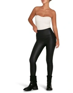 City Slicker Coated Legging in Black