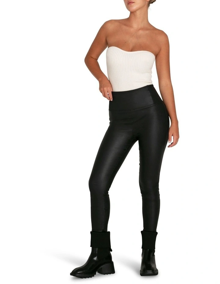 City Slicker Coated Legging in Black image 1