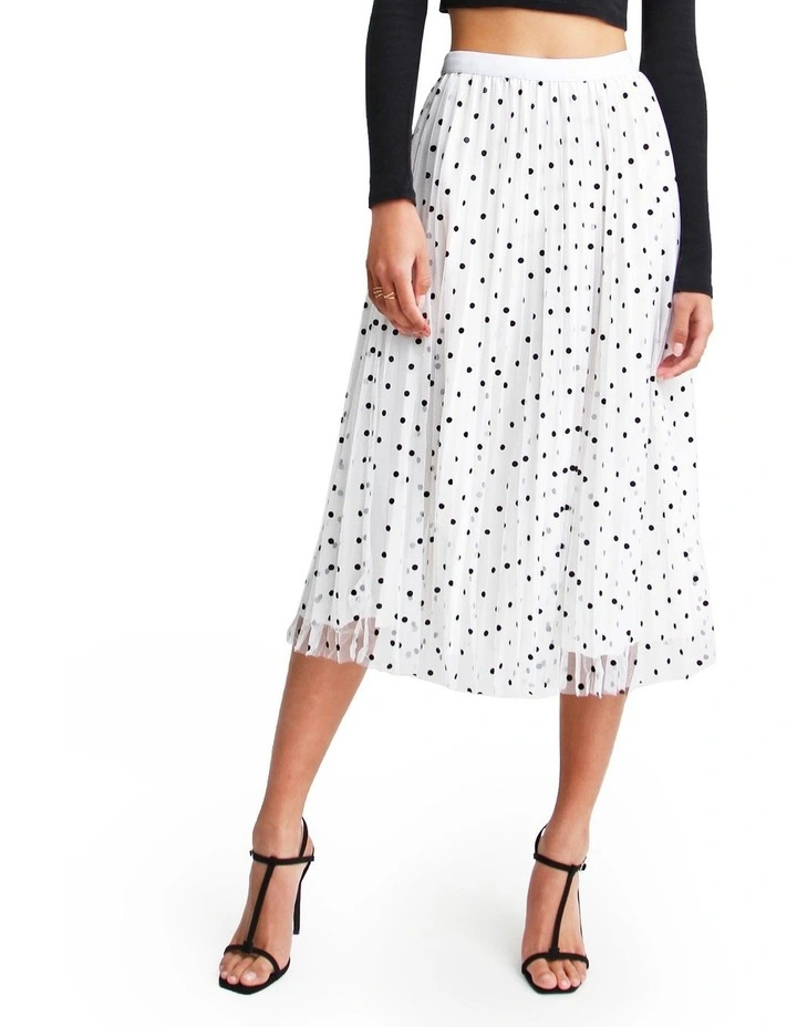 Mixed Feeling Reversible Skirt in White image 1