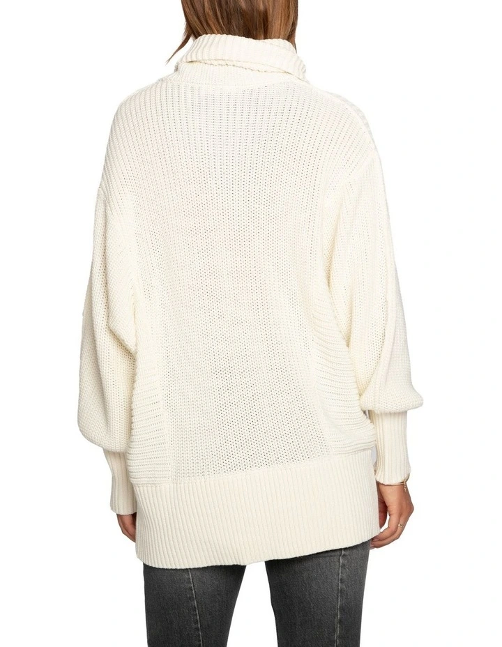 Good Feels Oversized Sweater in Egret image 4