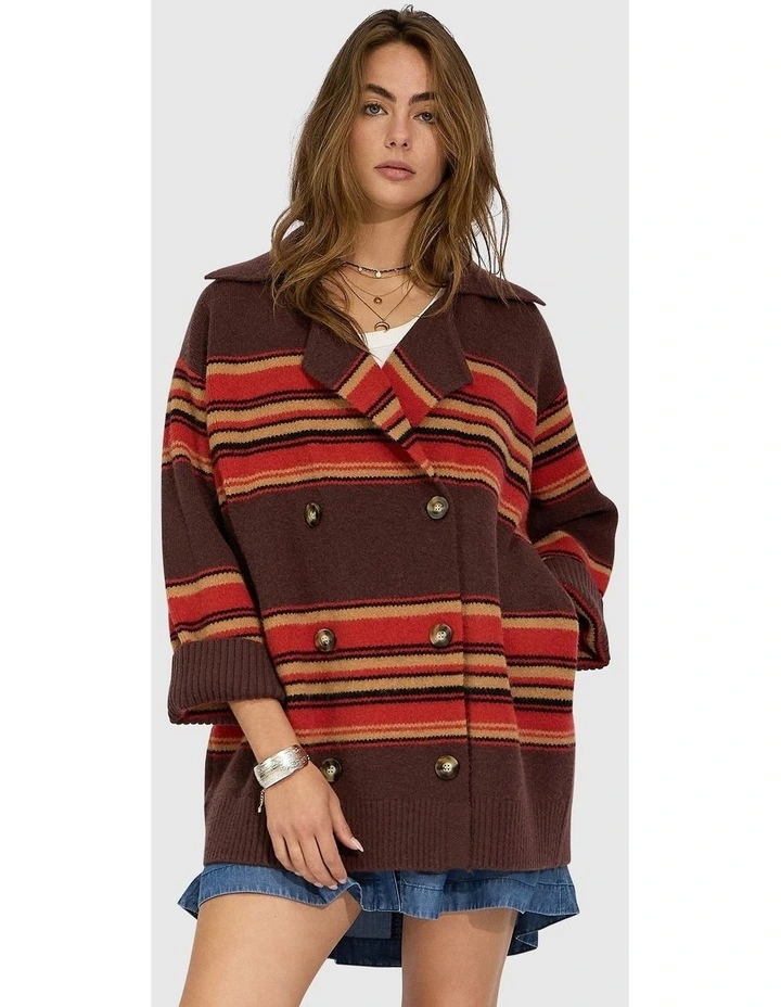 So Many Likes Oversized Knitted Cardi Coat image 2