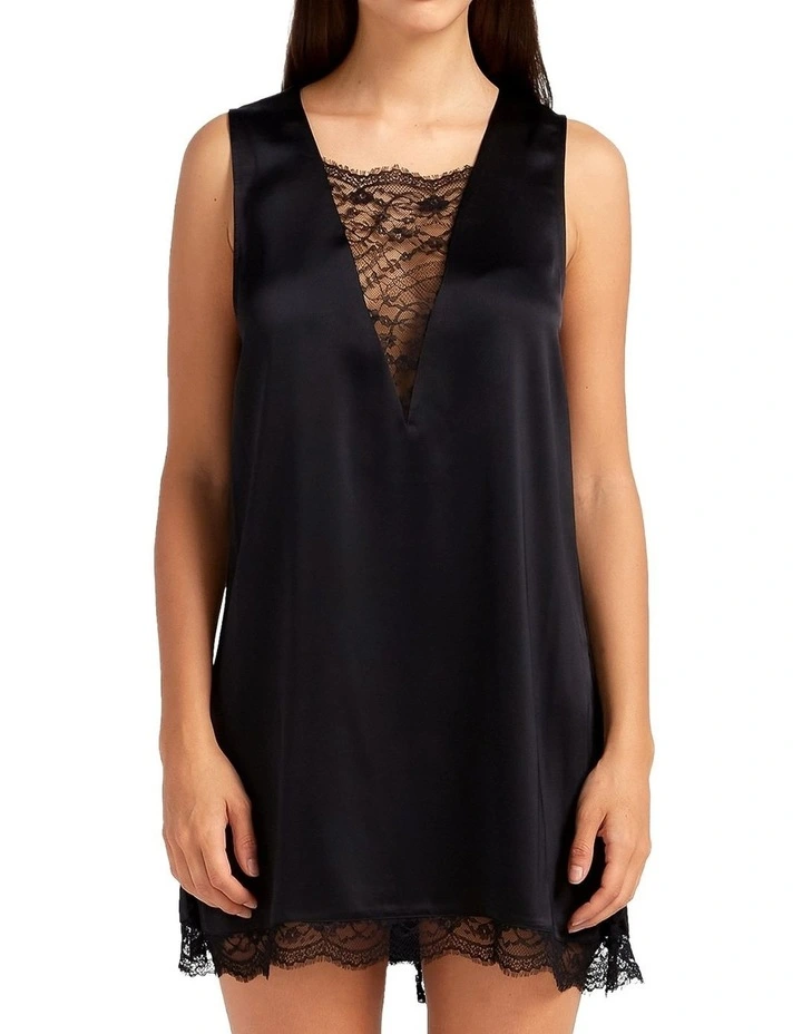 After Party Lace Mini Dress in Black image 1