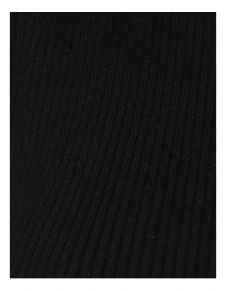 Equation Sleeveless Turtleneck Knit in Black image 6