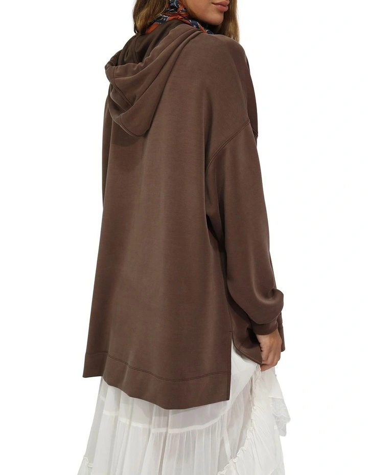 Easy Win Sweatshirt in Brown image 3