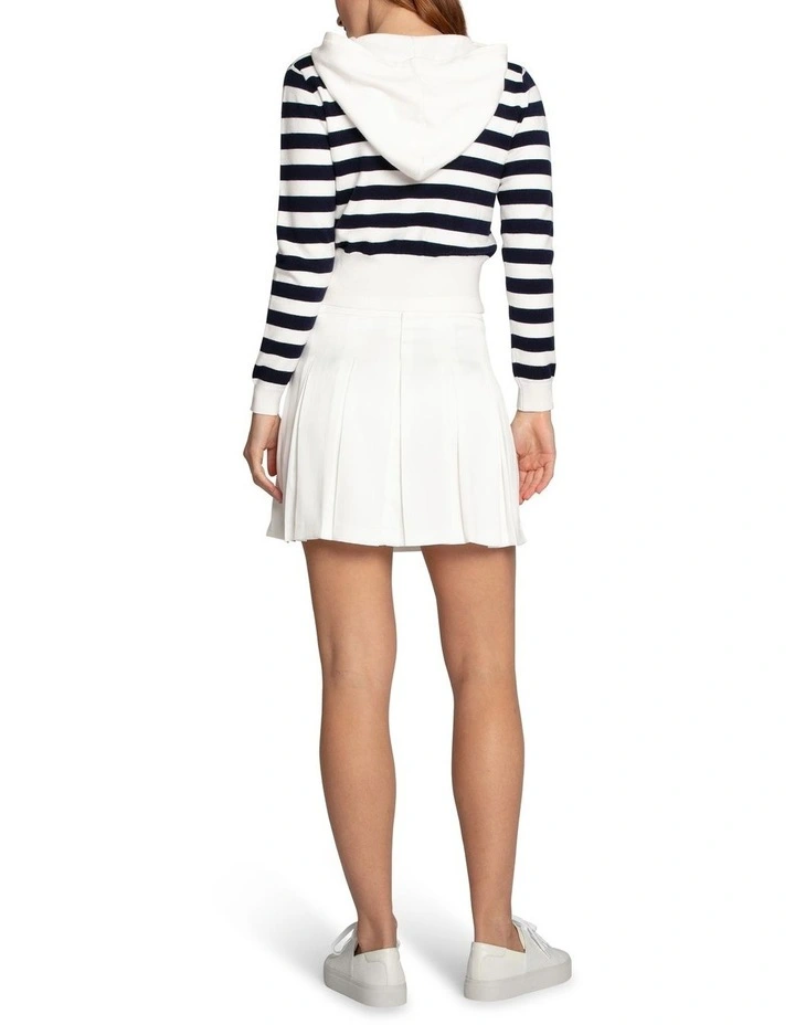 Sail Away Striped Knit Top in Cream/Navy image 3