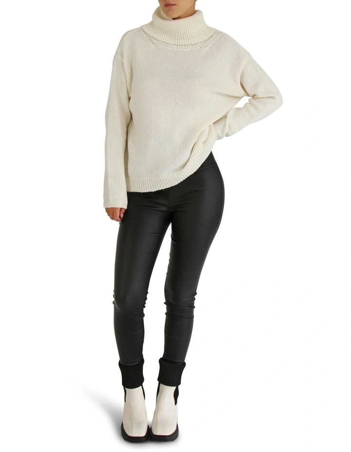 Right Here Waiting Open Back Knit in Cream image 5