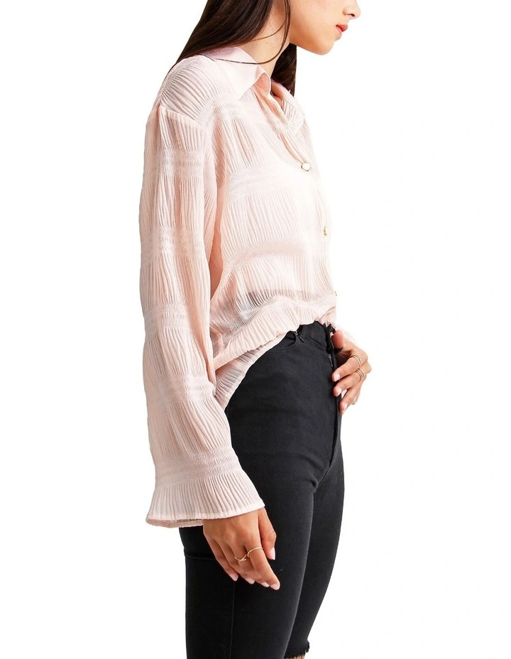 Yoko Shirred Chiffon Blouse image 2