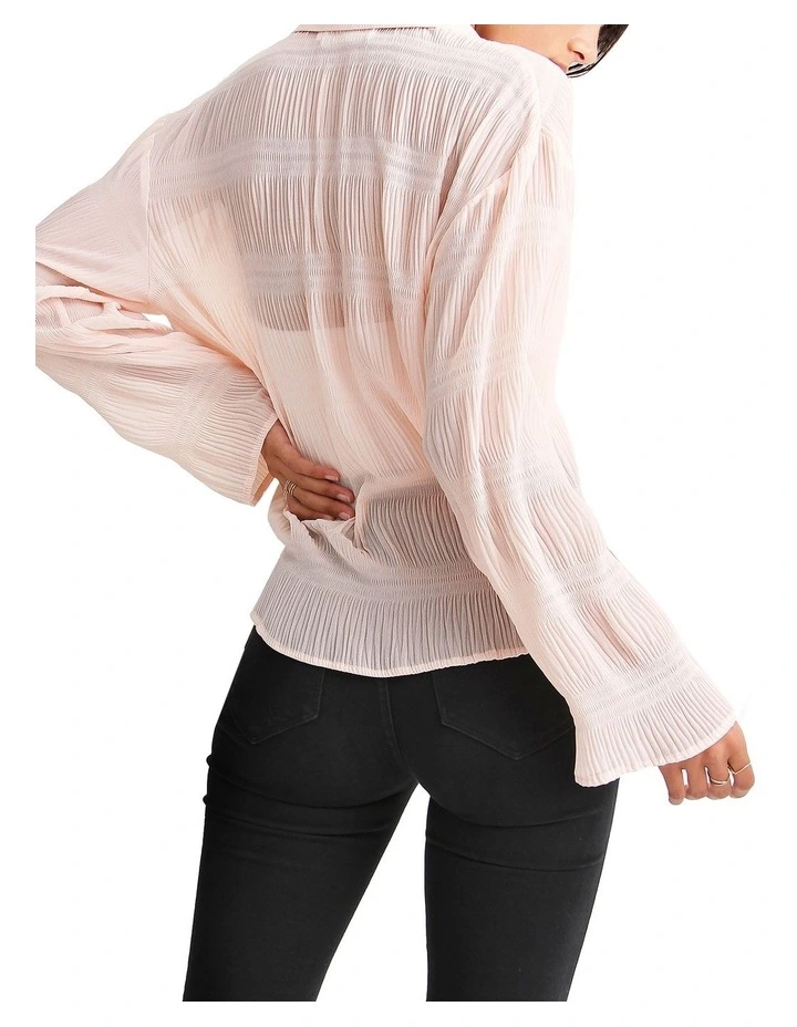 Yoko Shirred Chiffon Blouse image 3