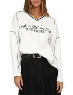 Cool Shot Oversized T-Shirt in White