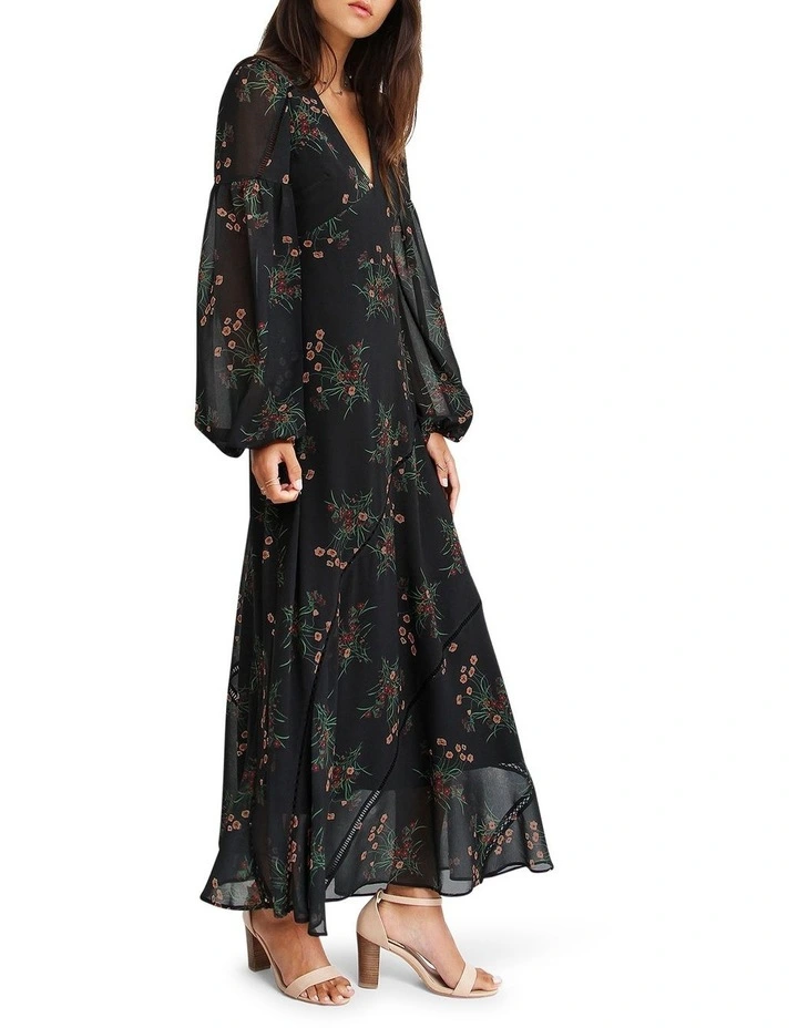 In Your Dreams Maxi Dress in Black image 2