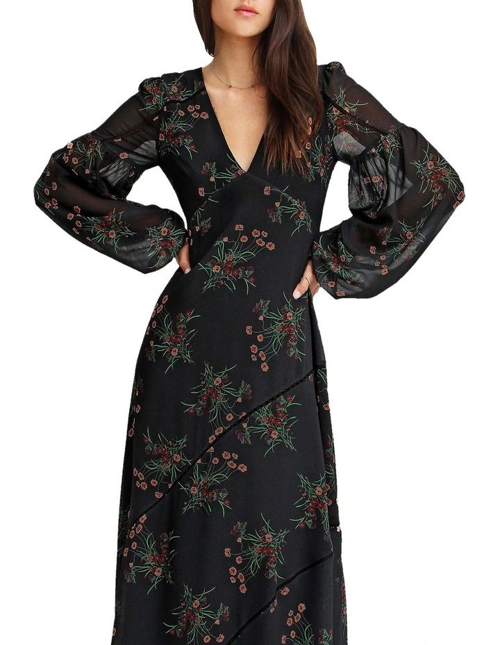 In Your Dreams Maxi Dress in Black image 4